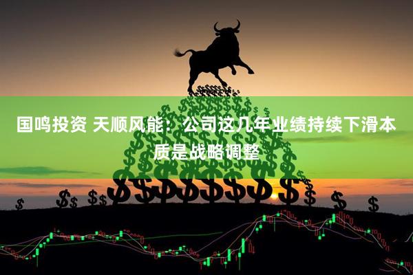国鸣投资 天顺风能：公司这几年业绩持续下滑本质是战略调整